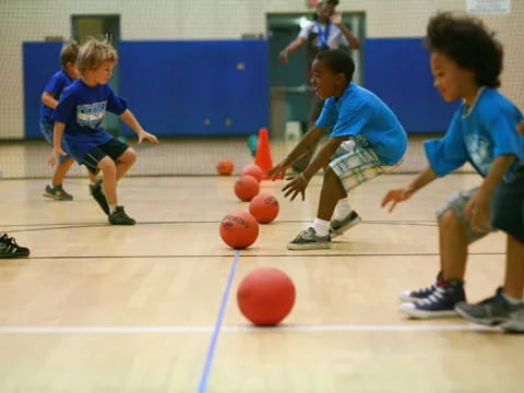 kids playing with balls