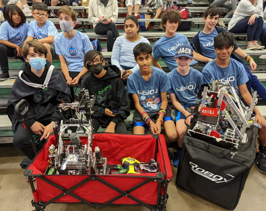 a group of people wearing masks