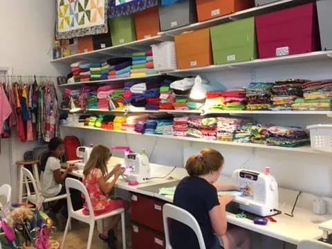 a few children in a store