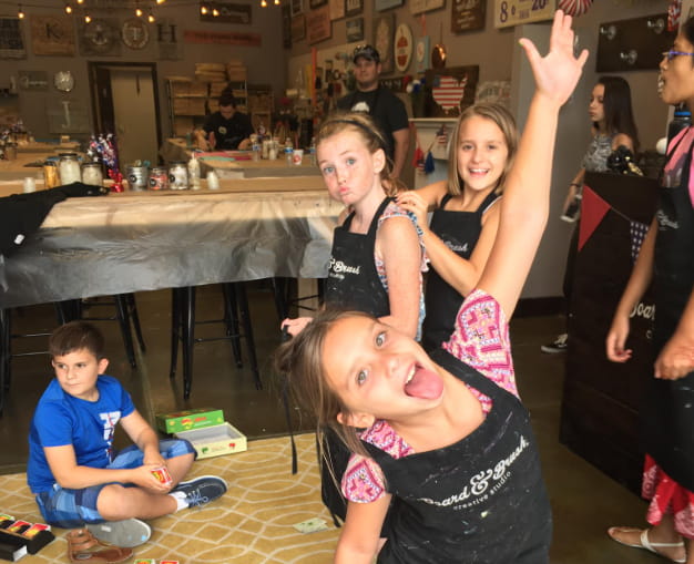 a group of people posing for the camera