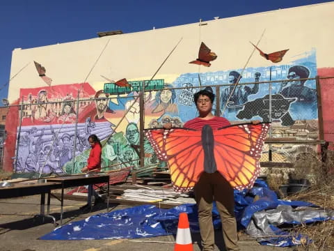 a person holding a surfboard