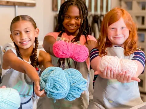 a group of girls wearing clothing