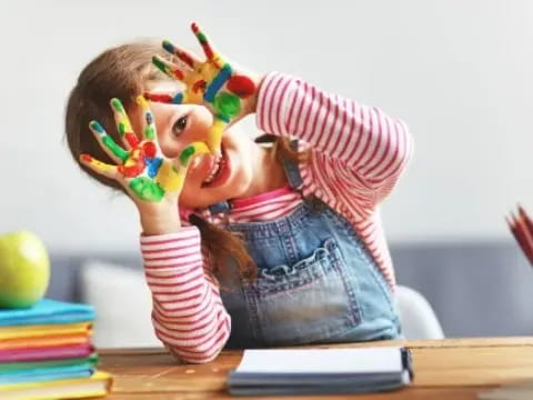 a child wearing a garment