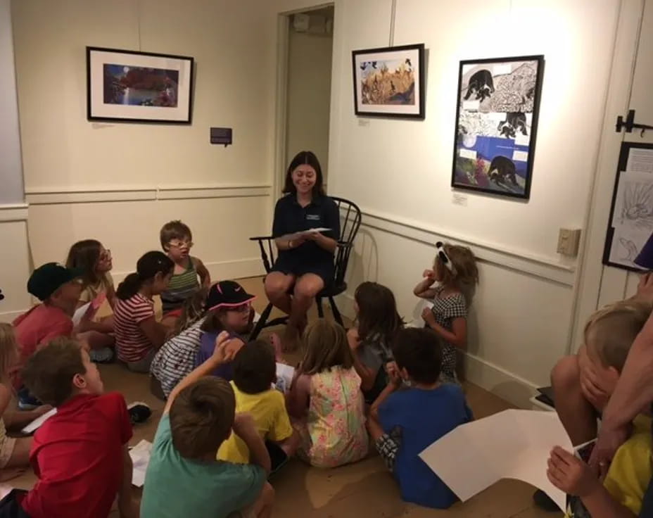 a group of children in a classroom