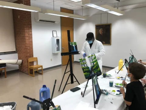 a person in a garment