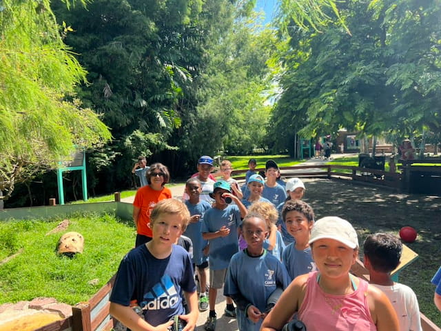 a group of people posing for a photo