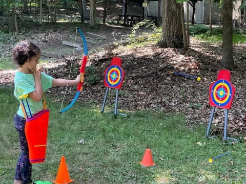 a child playing with a toy