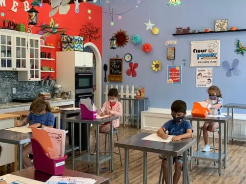 children in a classroom