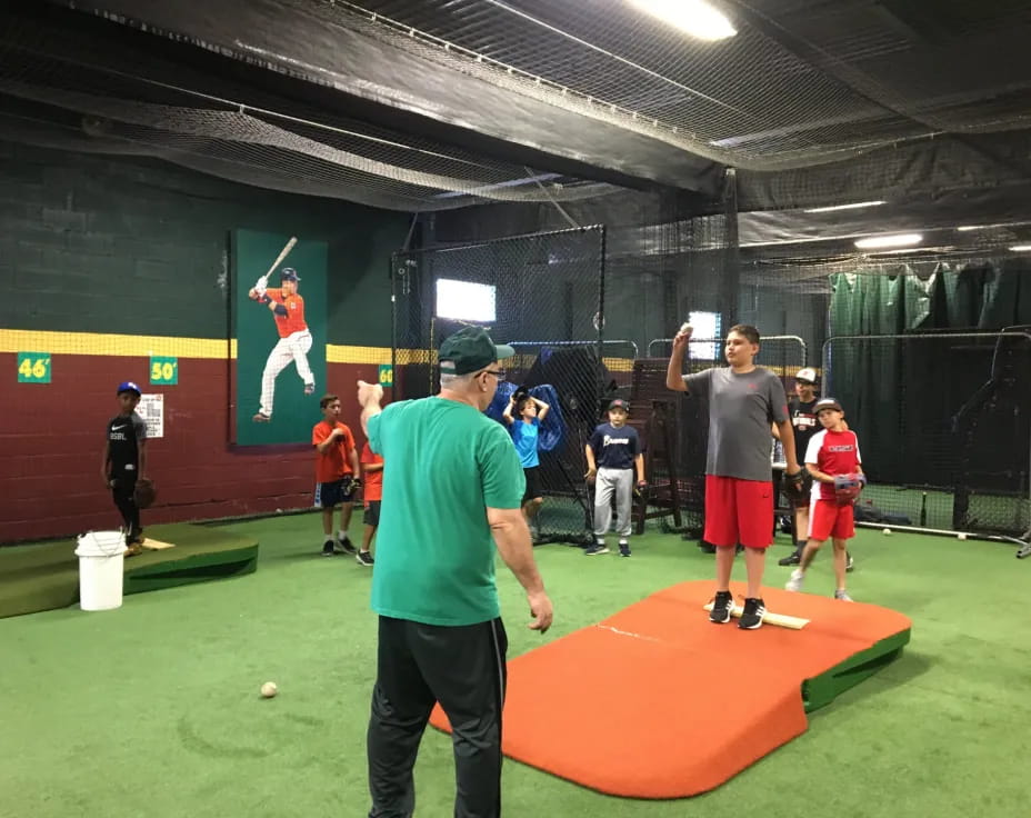 a group of people playing a game