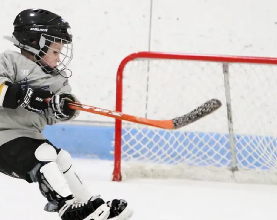 a hockey player in a uniform