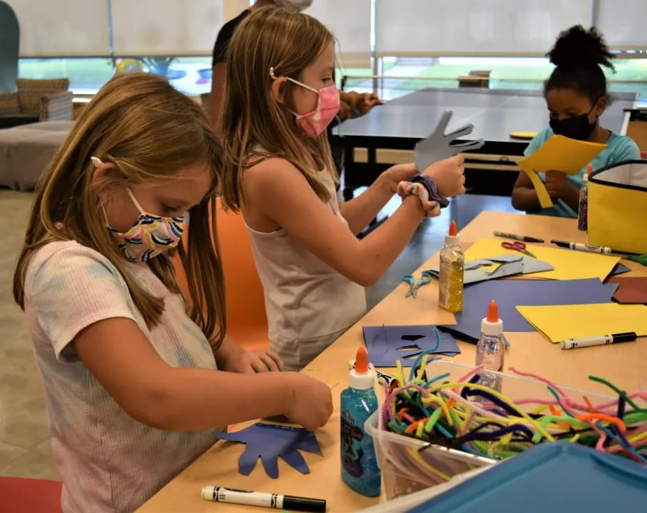 a group of people working on a project