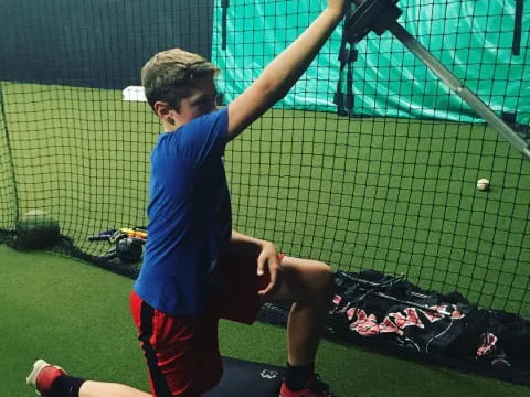 a person holding a camera