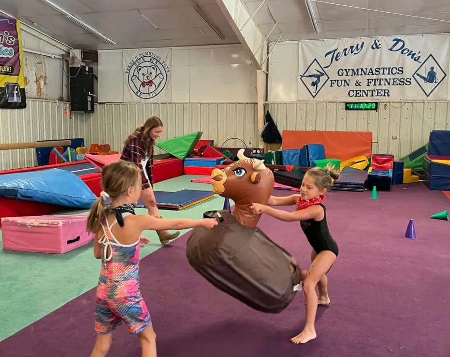 a group of girls dancing