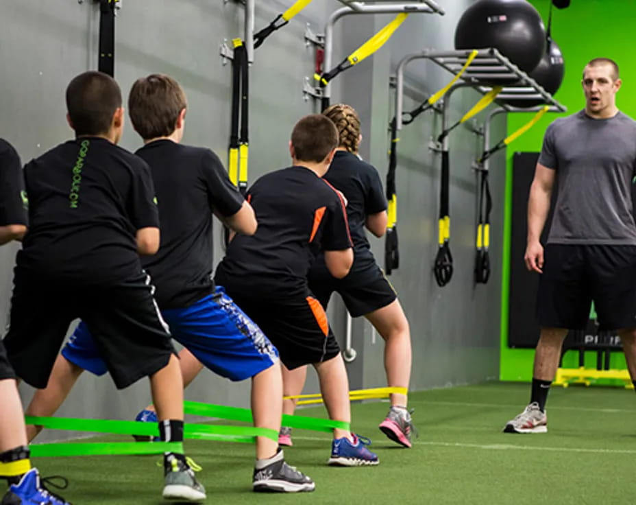 a group of people playing a sport