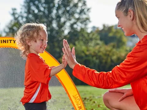 a person and a child