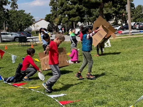 kids playing with kites