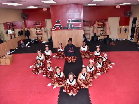 a group of people in clothing