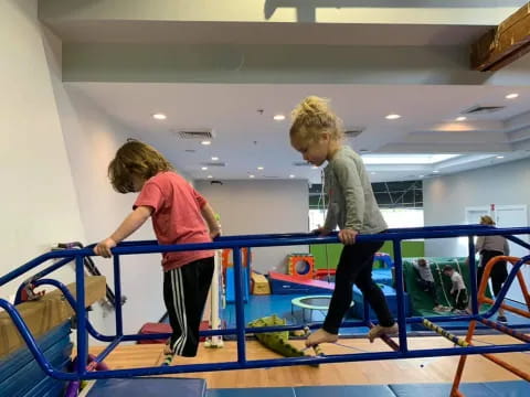 a few women working out in a gym