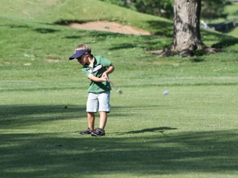 a kid playing baseball