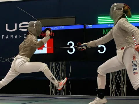 two people in white uniforms