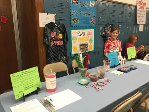 children sitting at a table