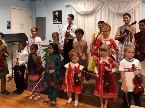 a group of people in clothing