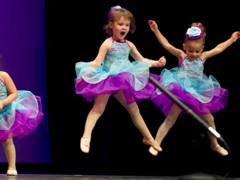 a group of girls dancing
