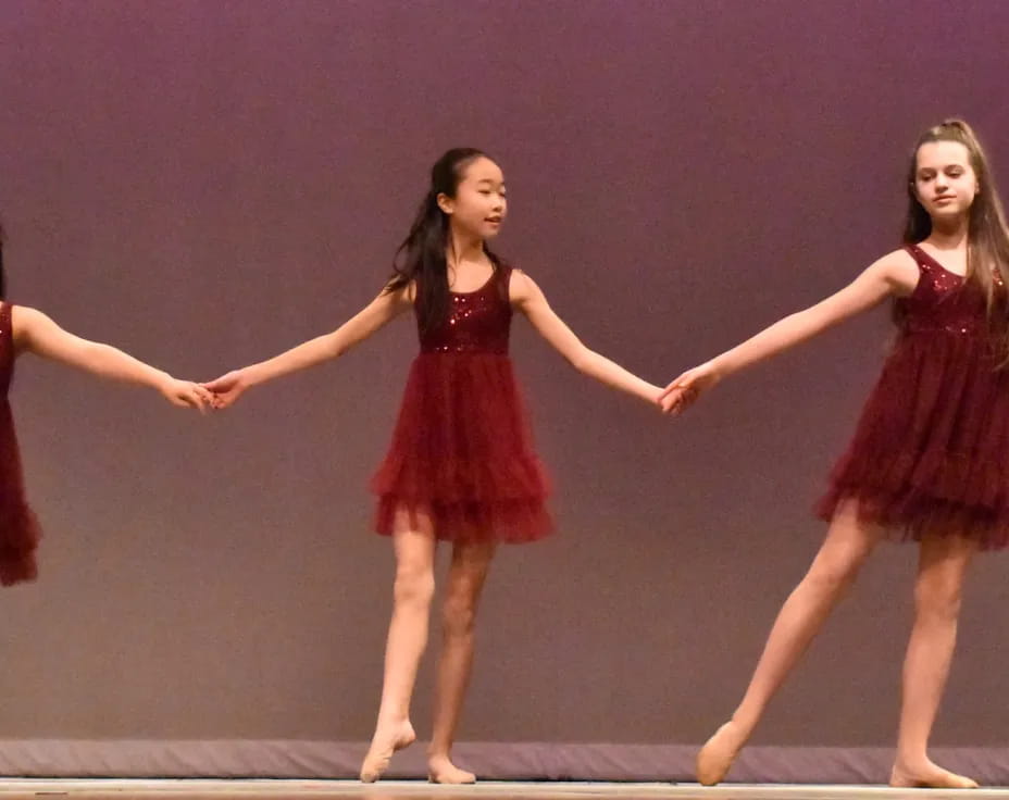 a group of women dancing