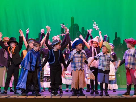 a group of children in clothing