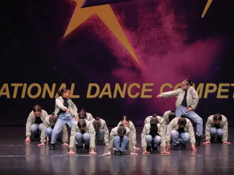 a group of people on a stage