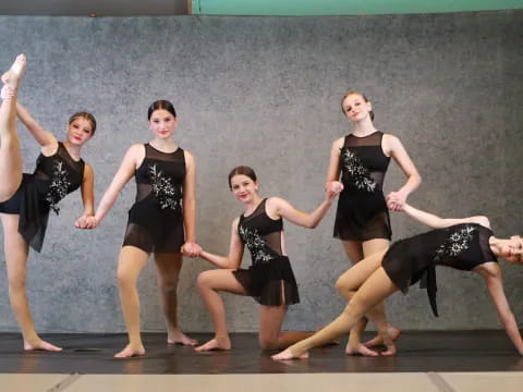 a group of women dancing