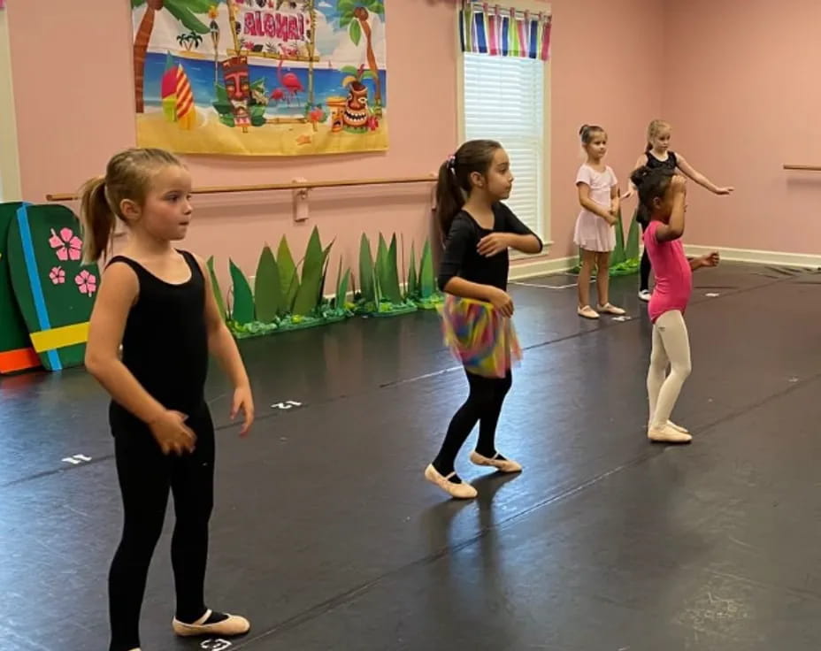 a group of children in a room