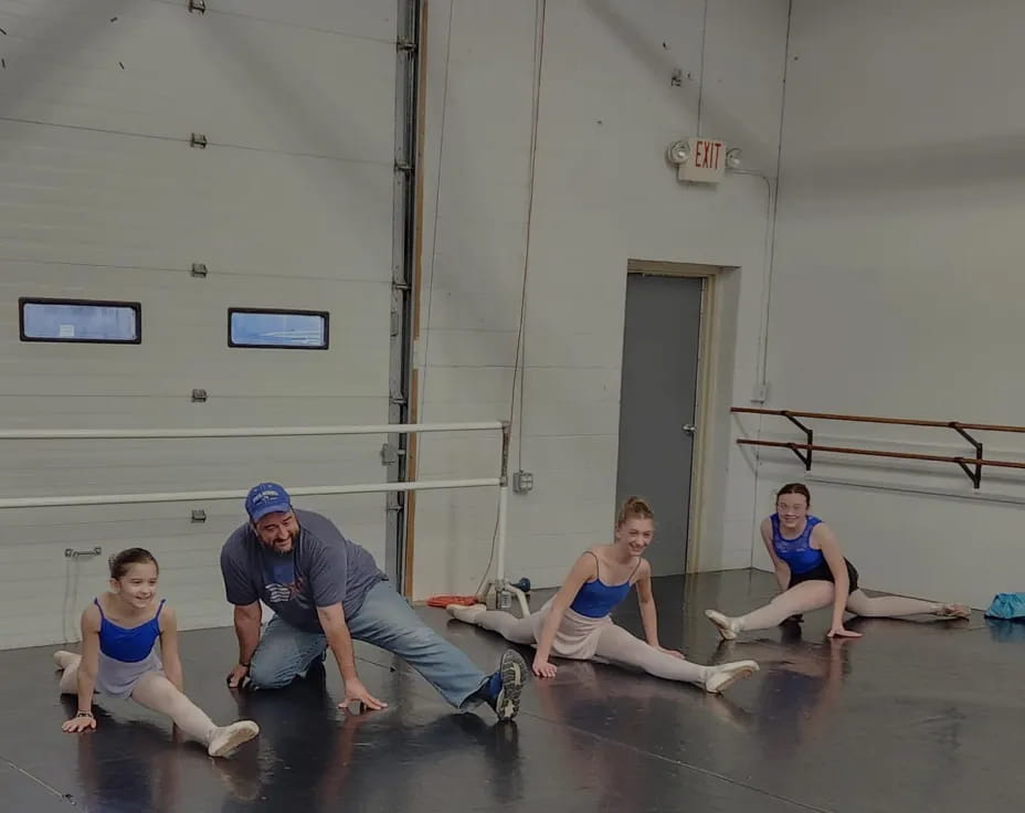 a group of people in a room