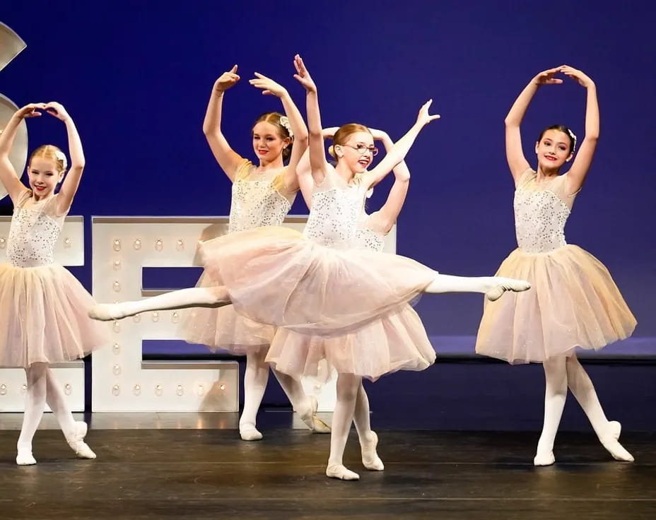 a group of women dancing