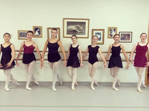 a group of women in a room