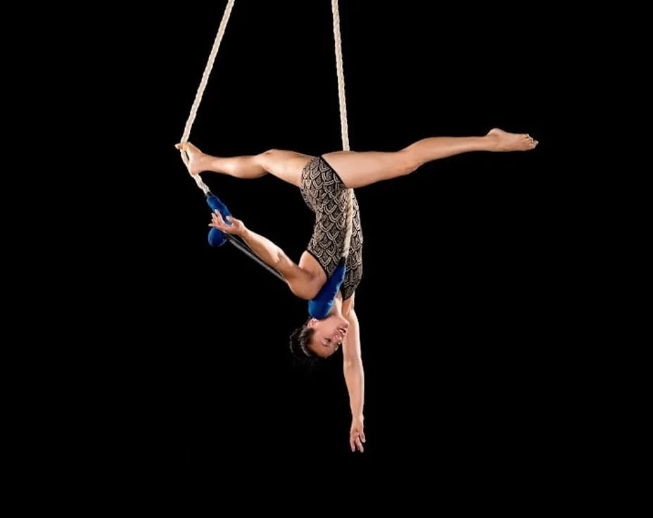 a person from a rope