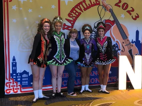 a group of women in clothing