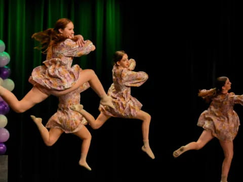 a group of women dancing