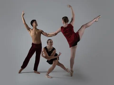 a group of people dancing