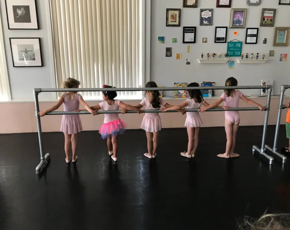 a group of girls dancing