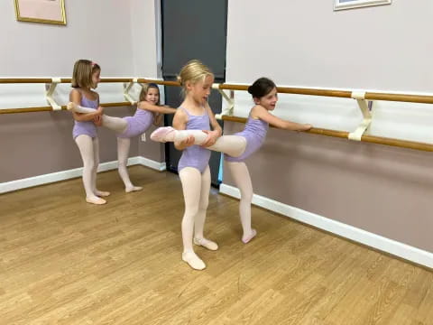 a group of girls in a room