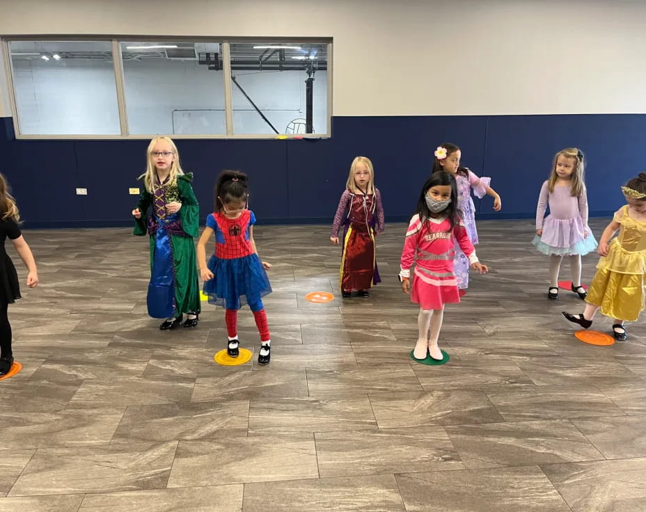 a group of children in clothing