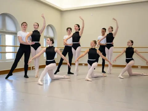 a group of women dancing