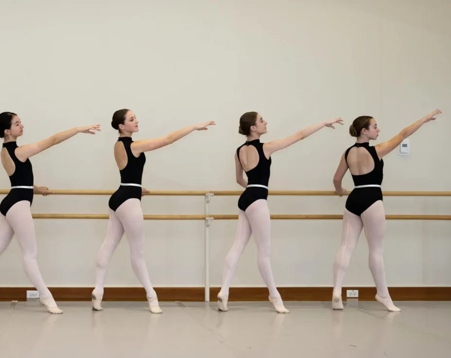 a group of women dancing