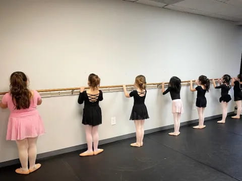 a group of girls in a room