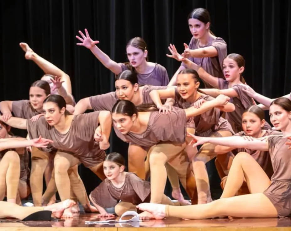 a group of people on a stage