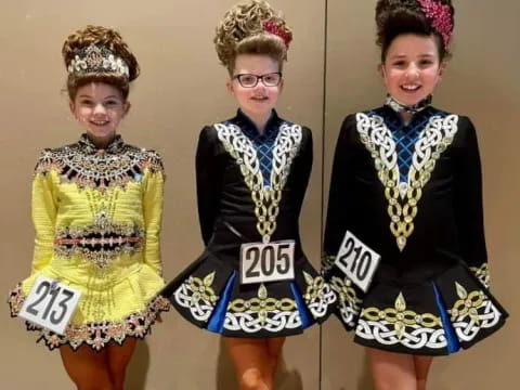 a group of women wearing clothing