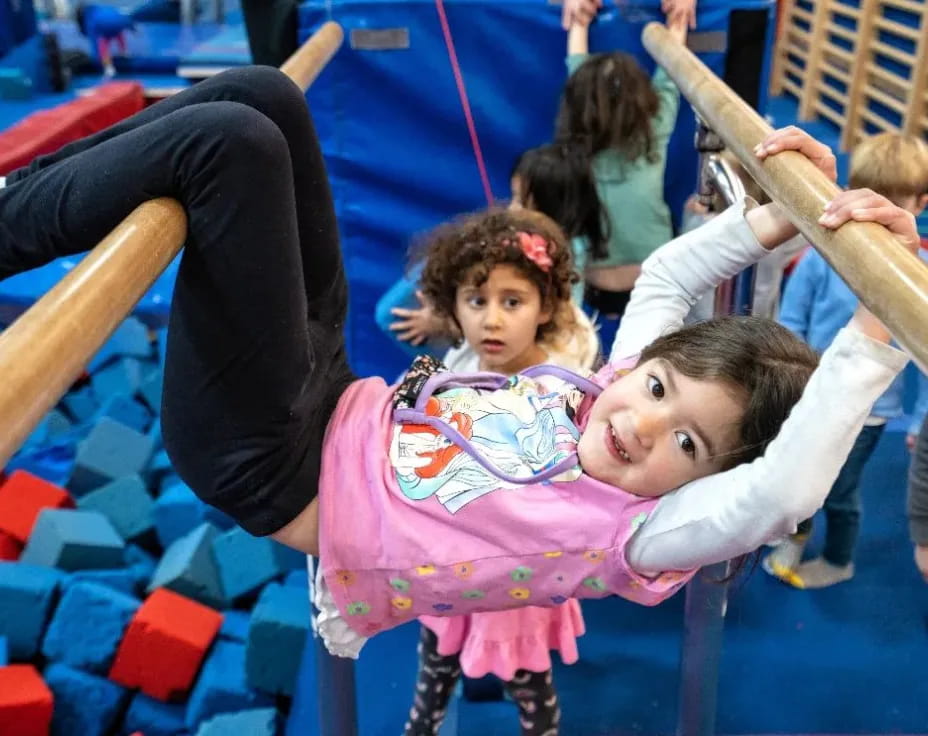 a group of children on a playground
