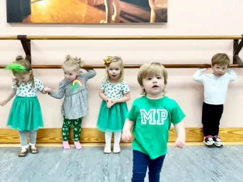 a group of children in clothing