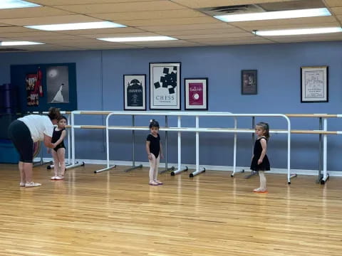 a group of people in a room